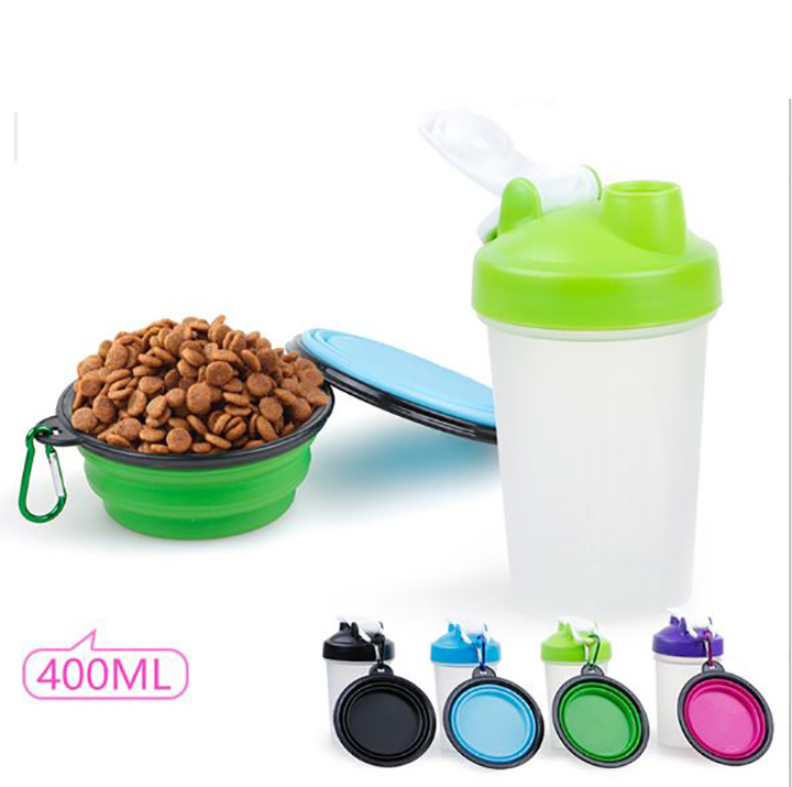 Bộ bình nước và bát ăn thông minh cho chó mèo (màu ngẫu nhiên)