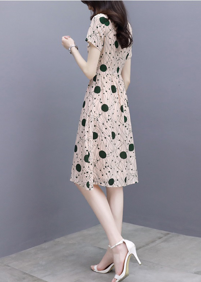 Đầm nữ họa tiết lạ xinh xắn da61