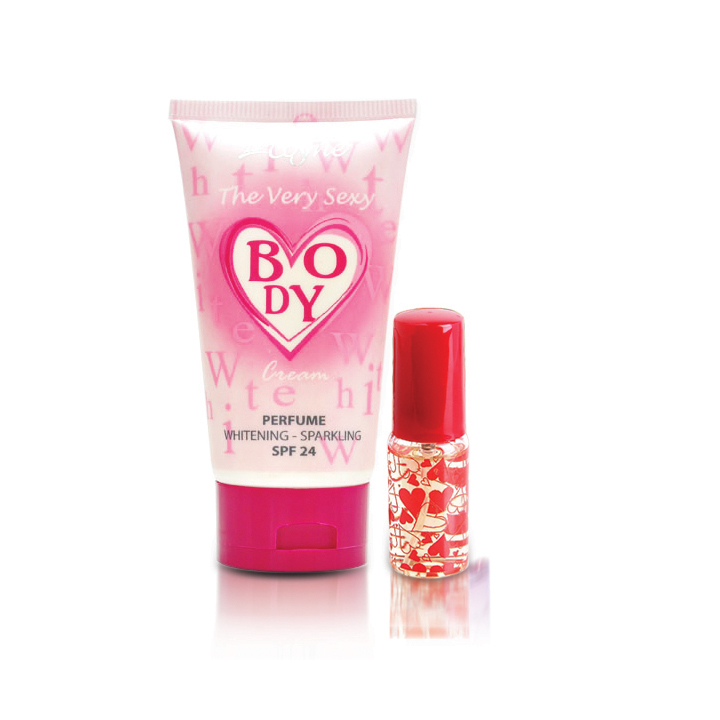 BỘ KEM THƠM DƯỠNG THỂ & NƯỚC HOA (150G & 22ML), TRẮNG DA CHỐNG NẮNG