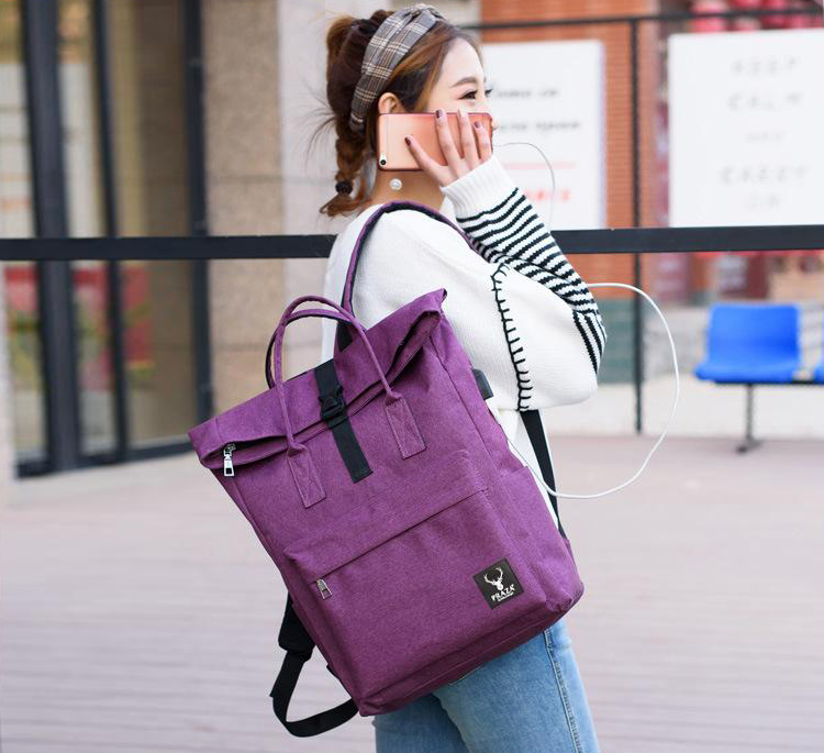 BaLo Quay Nhôm Xách Cao Cấp Praza BL165(Tím)