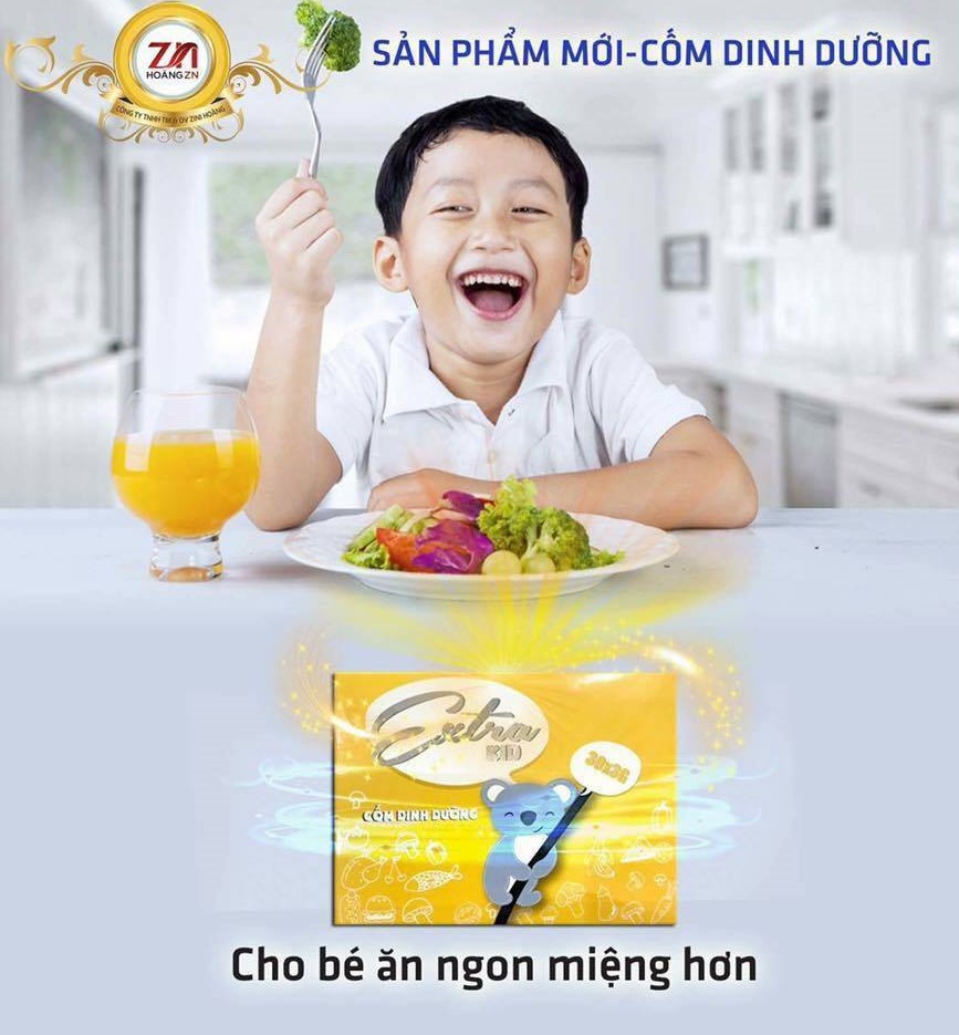 Cốm dinh dưỡng extrakid hộp 20 gói
