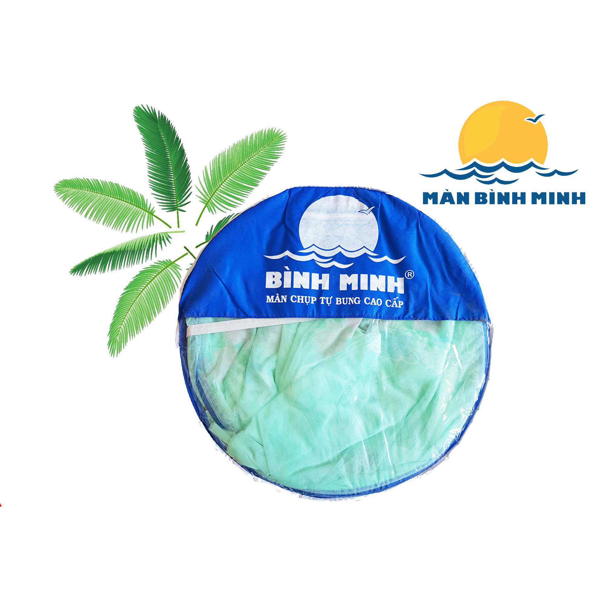 Màn chụp chống muỗi đỉnh hẹp Bình Minh 1m8 x 2m 