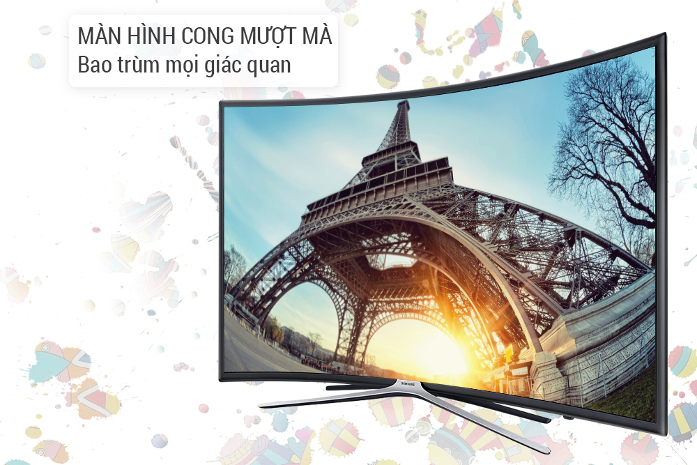 Smart Tivi Màn Hình Cong Samsung 49 inch Full HD UA49M6300AKXXV 
