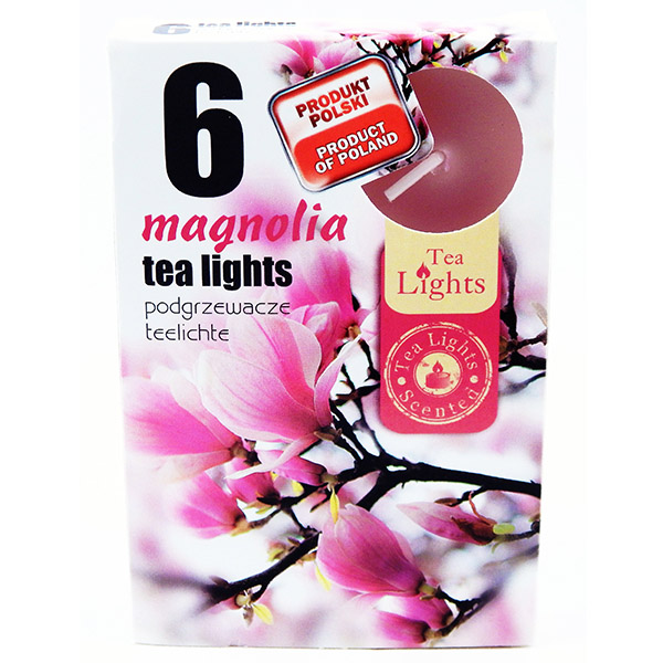 Hộp 6 nến thơm Tea lights Admit Magnolia ADM7265 (Hương hoa mộc lan)
