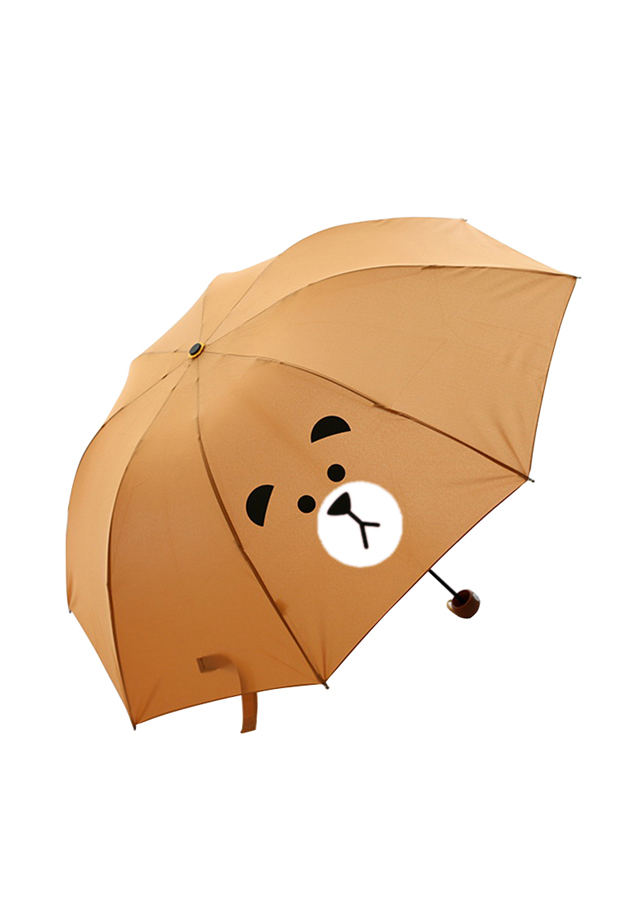 Dù xếp hoạt hình gấu Brown Winwinshop88 - Màu Nâu