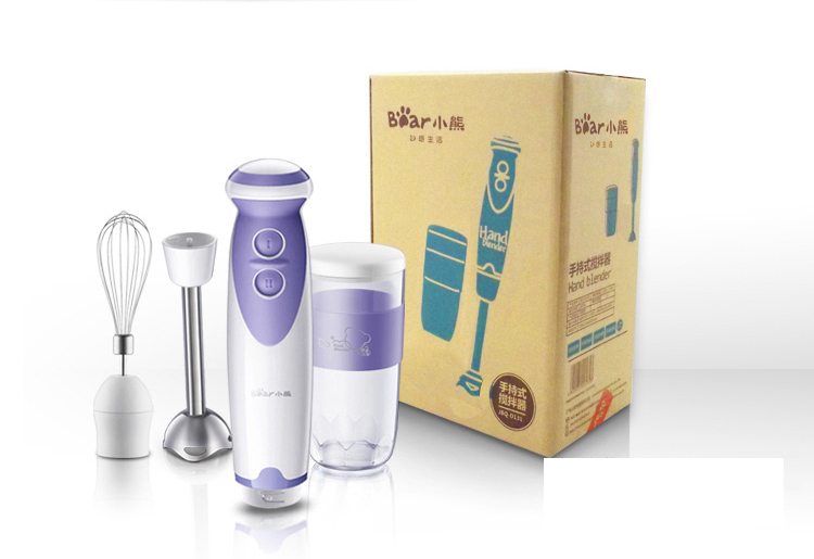 Máy Trộn Thực Phẩm Cầm Tay Đa Năng Bear JBQ-D1355 - Chế Biến Món Ăn Cho Trẻ