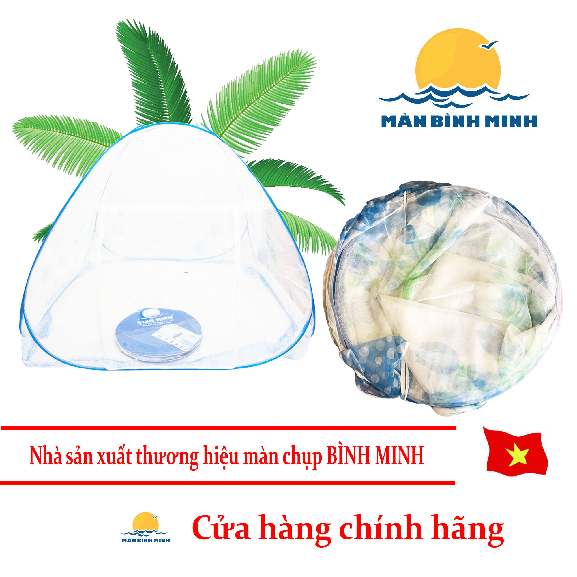 Màn chụp tự bung chống muỗi BÌNH MINH - 1m8 x 2m (Hồng)