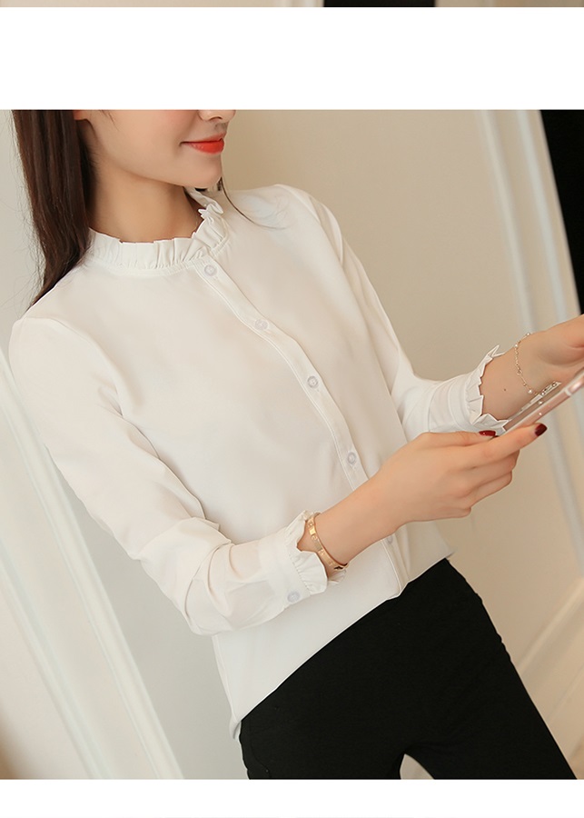 Sơ mi nữ công sở cổ trụ sm118