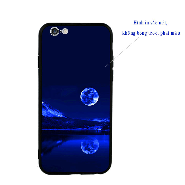 Ốp lưng viền TPU cao cấp cho Iphone 6 Plus - Moon 02